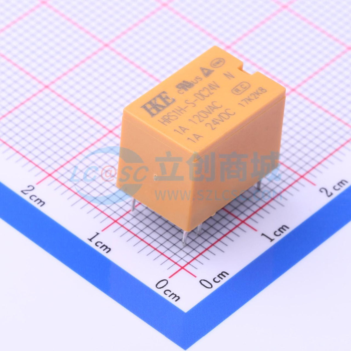 Rơ-le điện tử HRS1H-S-DC24V HKE 24V DIP,15.6x10.6mm - Techcore Việt Nam