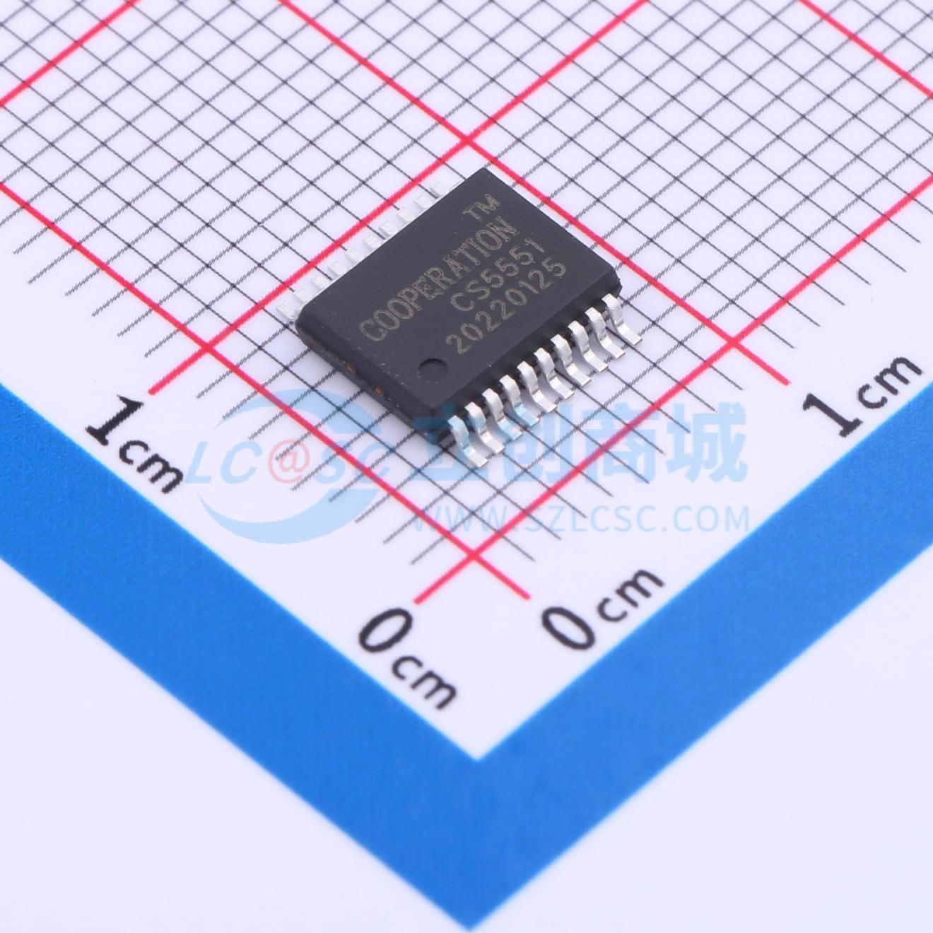 IC ADC CS5551 SSOP-20 - Techcore Việt Nam
