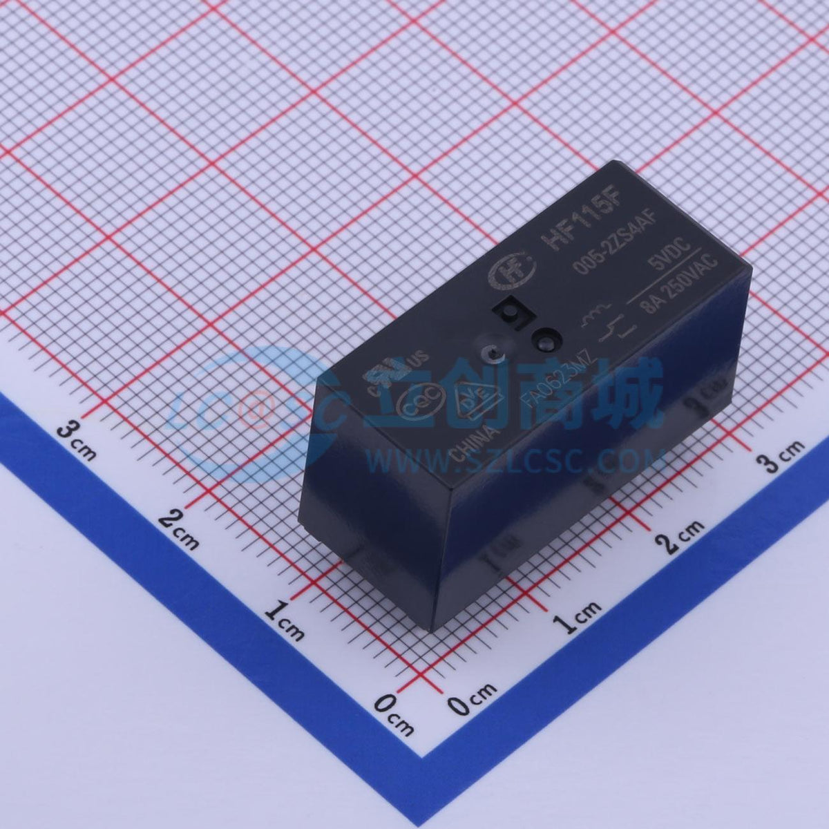 Rơ-le công suất HF115F/005-2ZS4AF HF 5V DIP,29x12.7mm - Techcore Việt Nam