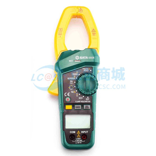 Ampe kìm 03026 SATA NCV Kiểm tra diode Dùng Cho Đo Kiểm Điện Tử - Techcore Việt Nam