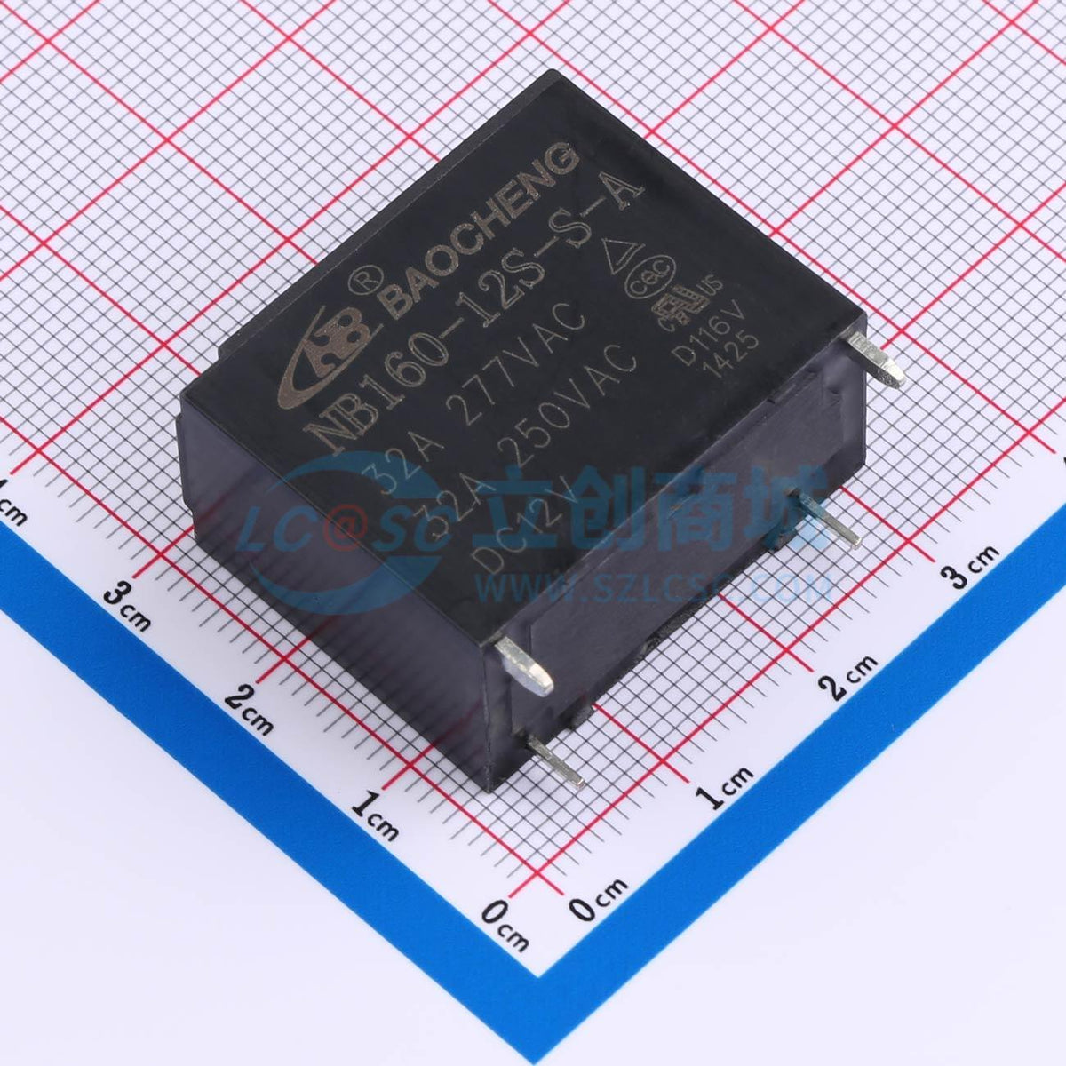 Rơ-le điện tử NB160-12S-S-A D116V 32A NBC 12V THT - Techcore Việt Nam