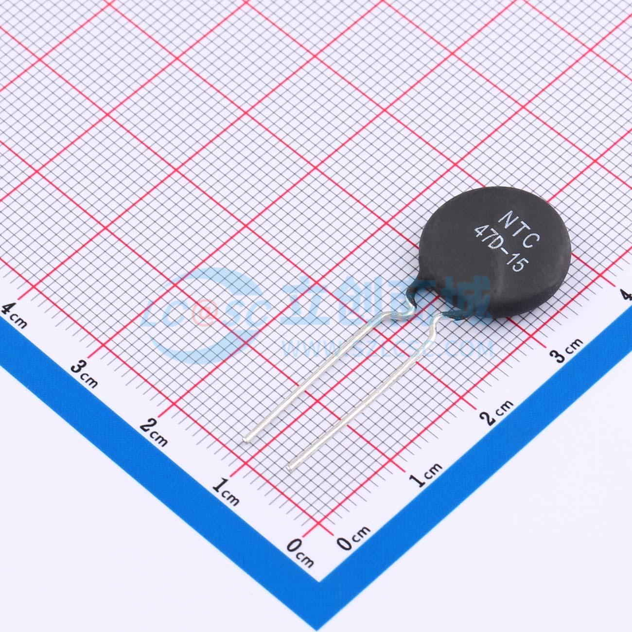 Điện trở nhiệt NTC NTC47D-15 RUILON Xuyên lỗ, P=7.5mm 47Ω - Techcore Việt Nam