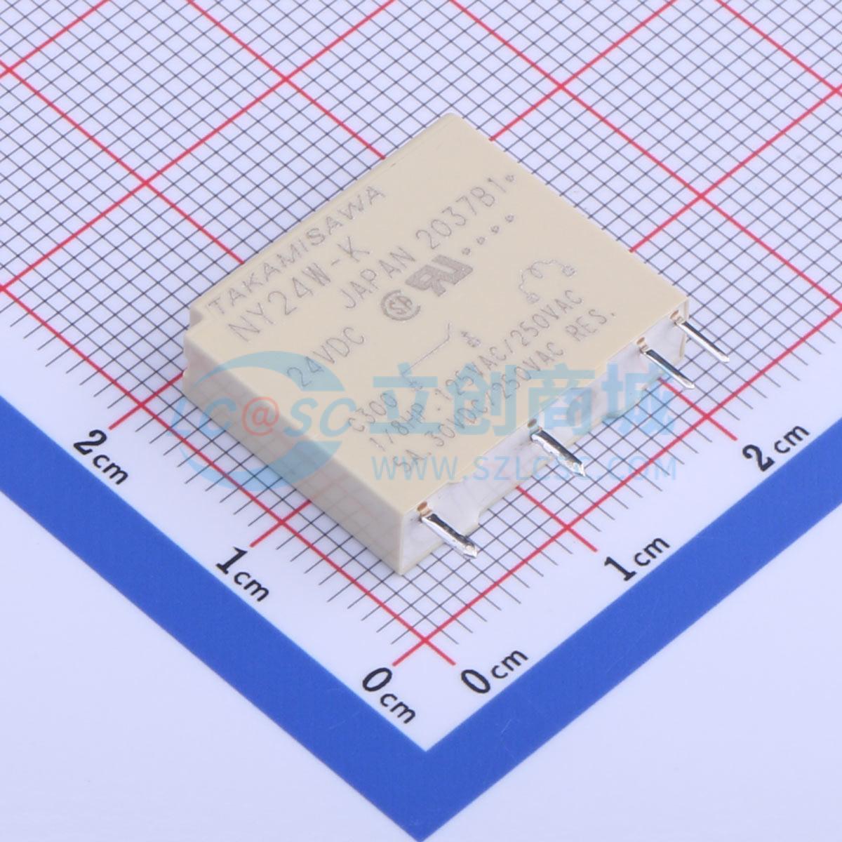 Rơ-le điện tử NY-24W-K-IE FUJITSU 24V SIP,20.1x5mm - Techcore Việt Nam