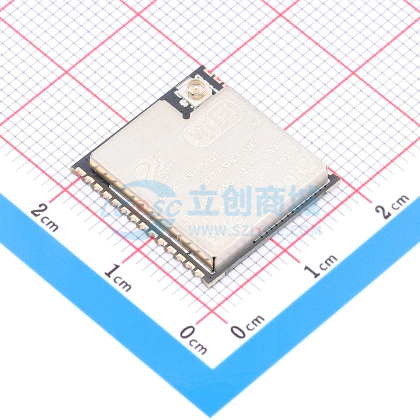Module WiFi ESPC5-32E-H4 DOIT SMD 19.2x18mm WiFi6 2.4&5G Zigbee3+Thread, ESP32-C5, 32Mbit Flash, Đầu nối IPEX - Techcore Việt Nam