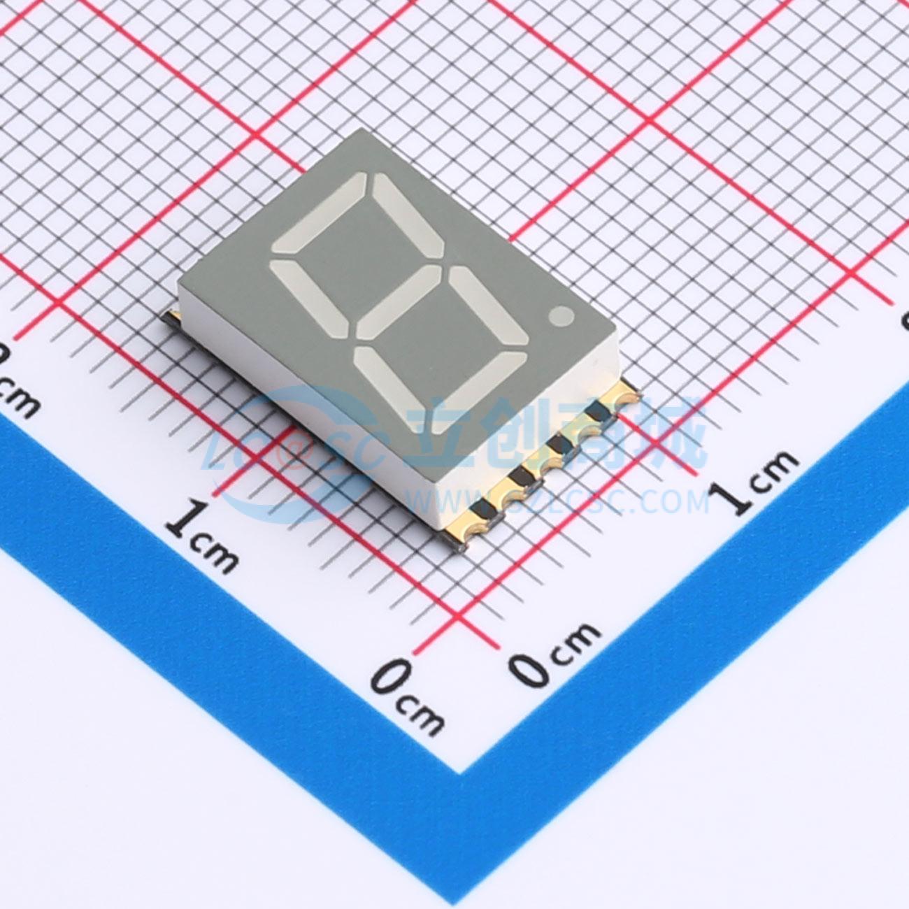 LED 7 đoạn GS4010CR-G Guangcai Display SMD,15x9.2mm Cathode chung - Techcore Việt Nam