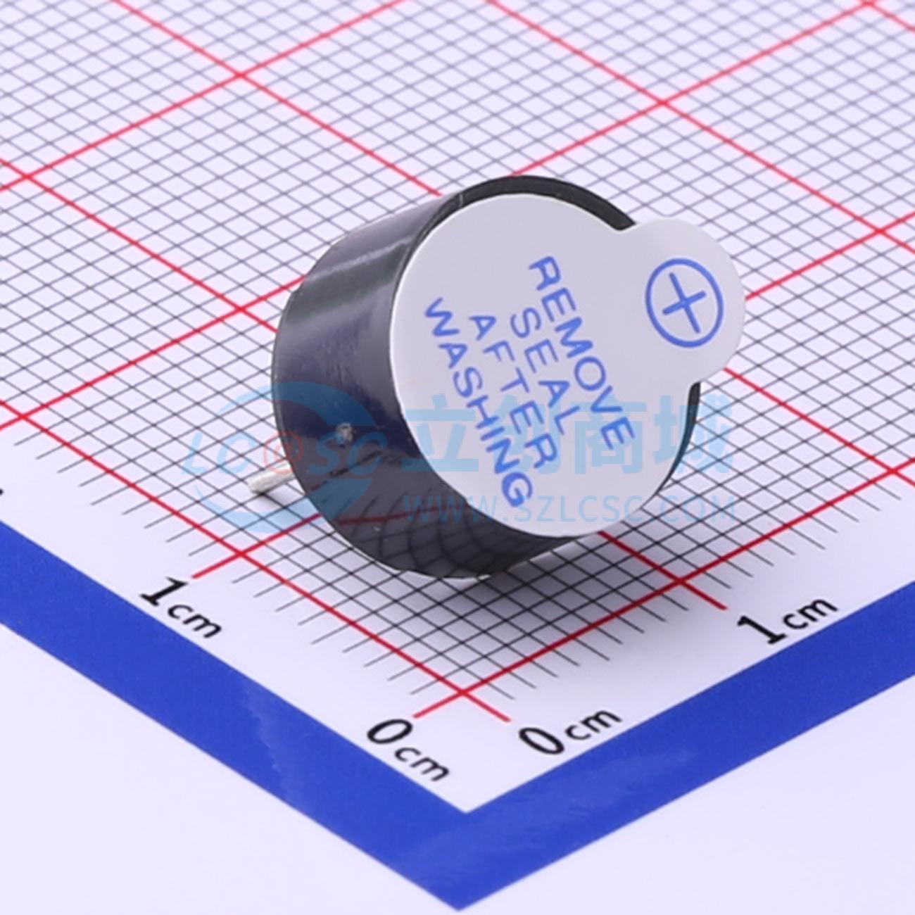 Còi buzzer HMB1275-05B Huaneng Xuyên lỗ,D=12mm - Techcore Việt Nam
