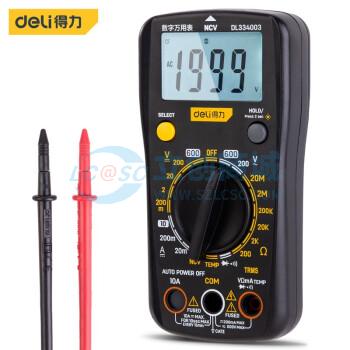 Đồng hồ vạn năng DL334003 Deli Tools NCV True RMS Dùng Cho Đo Kiểm Điện Tử - Techcore Việt Nam