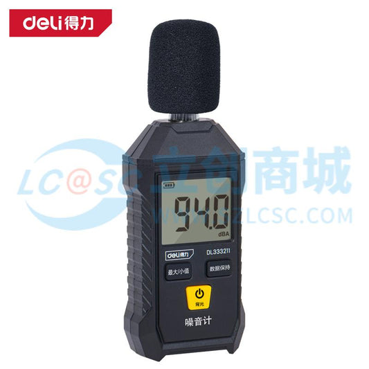 Máy đo độ ồn DL333211 Deli Tools Phù hợp đo kiểm và bảo trì kỹ thuật - Techcore Việt Nam