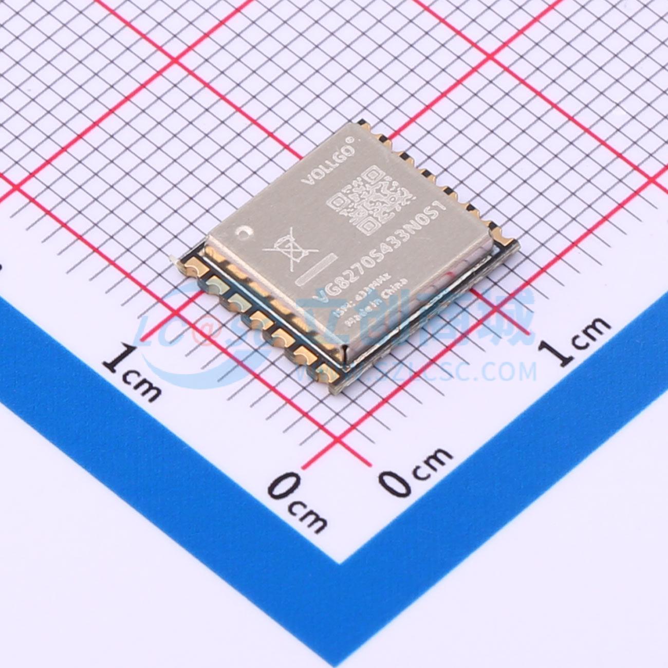 Module RF VG8270S433N0S1 Vollgo SMD 11.5x10mm 433MHz, 915MHz, 315MHz, 490MHz, 868MHz - Techcore Việt Nam