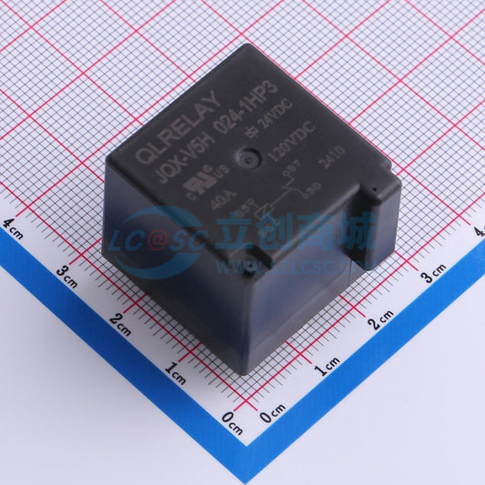 Rơ-le ô tô JQX-V5H 024-1HP3 QLRELAY 24V THT,29.1x26.2mm - Techcore Việt Nam