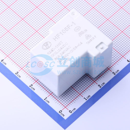 Rơ-le điện tử HF105F-1/024D-1HST HF 24V THT,32.3x27.1mm - Techcore Việt Nam