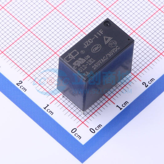 Rơ-le điện tử JZC-11F/012-1H1(5A) BC 12V THT,18.2x10mm - Techcore Việt Nam