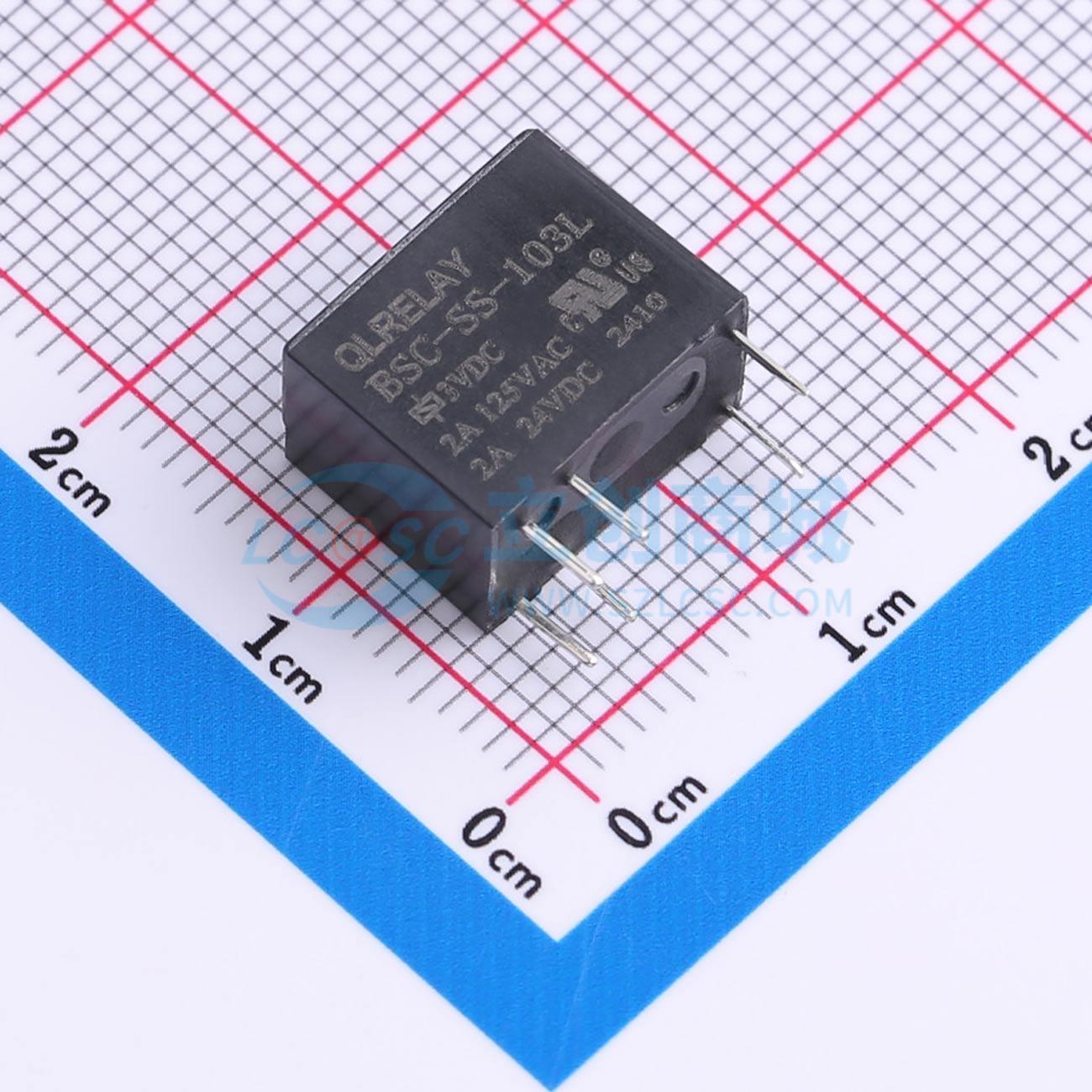 Rơ-le điện tử BSC-SS-103L QLRELAY 3V THT,12.3x7.4mm - Techcore Việt Nam