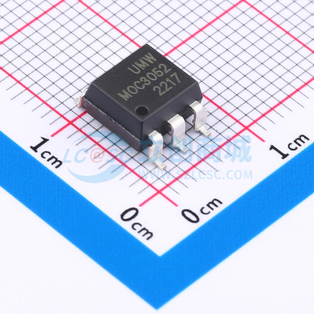 Optocoupler TRIAC MOC3052SM(UMW) SOP-6-6.5mm 600V - Techcore Việt Nam