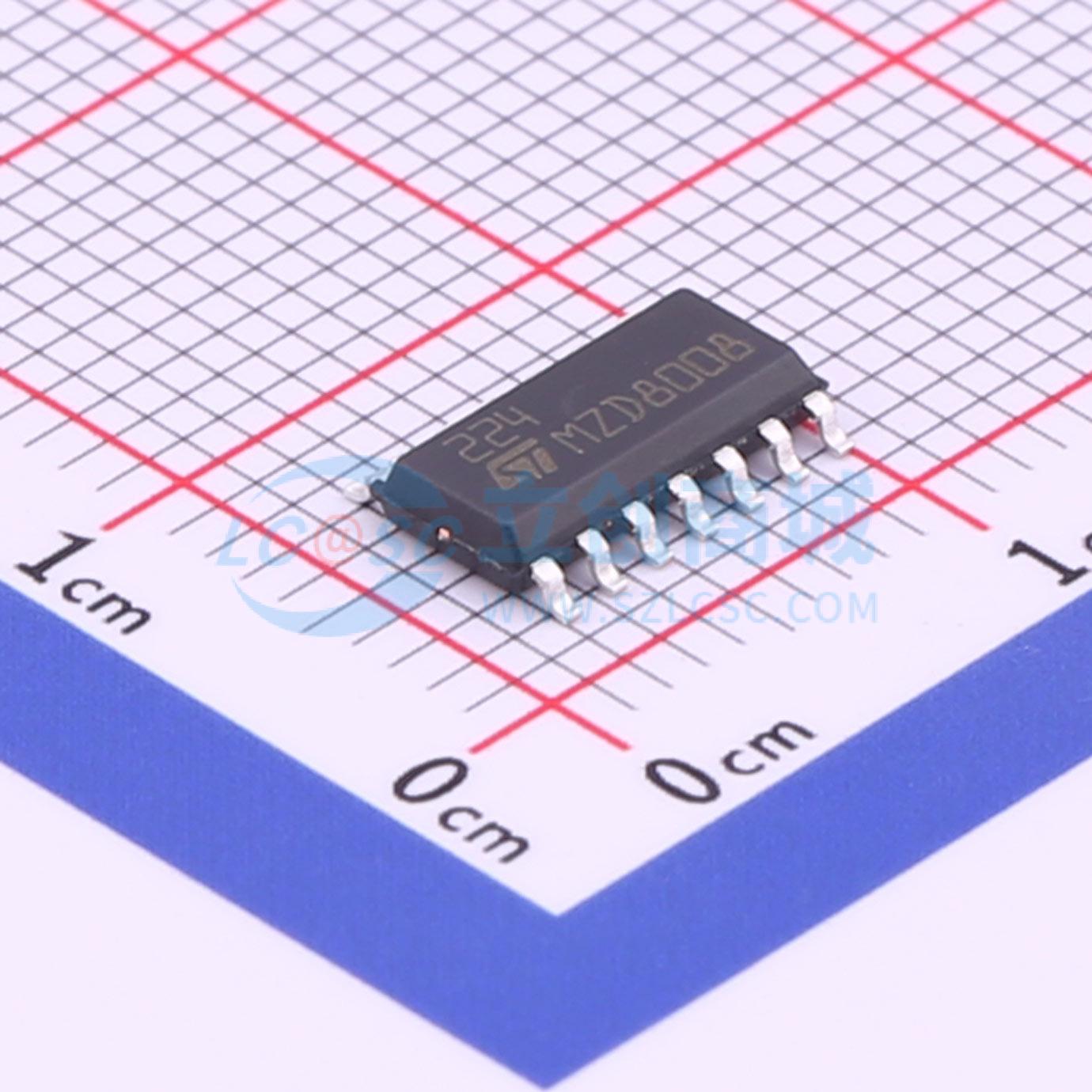 IC Khuếch Đại Thuật Toán LM224DT STMicroelectronics SOIC-14 4 kênh 1.3 MHz - Techcore Việt Nam