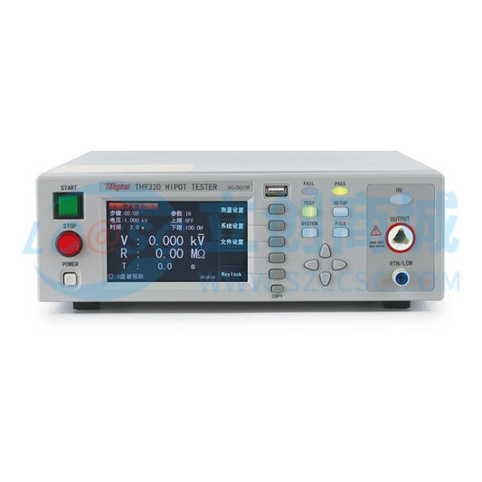 Máy kiểm tra an toàn điện TH9320 Tonghui Phù hợp đo kiểm và bảo trì kỹ thuật - Techcore Việt Nam
