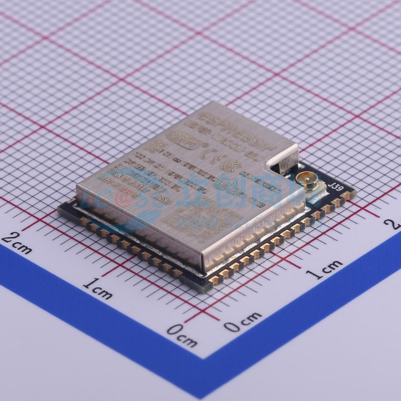 Module WiFi ESP32-WROOM-32U-N4 ESPRESSIF SMD 19.2x18mm 2.4GHz - Techcore Việt Nam