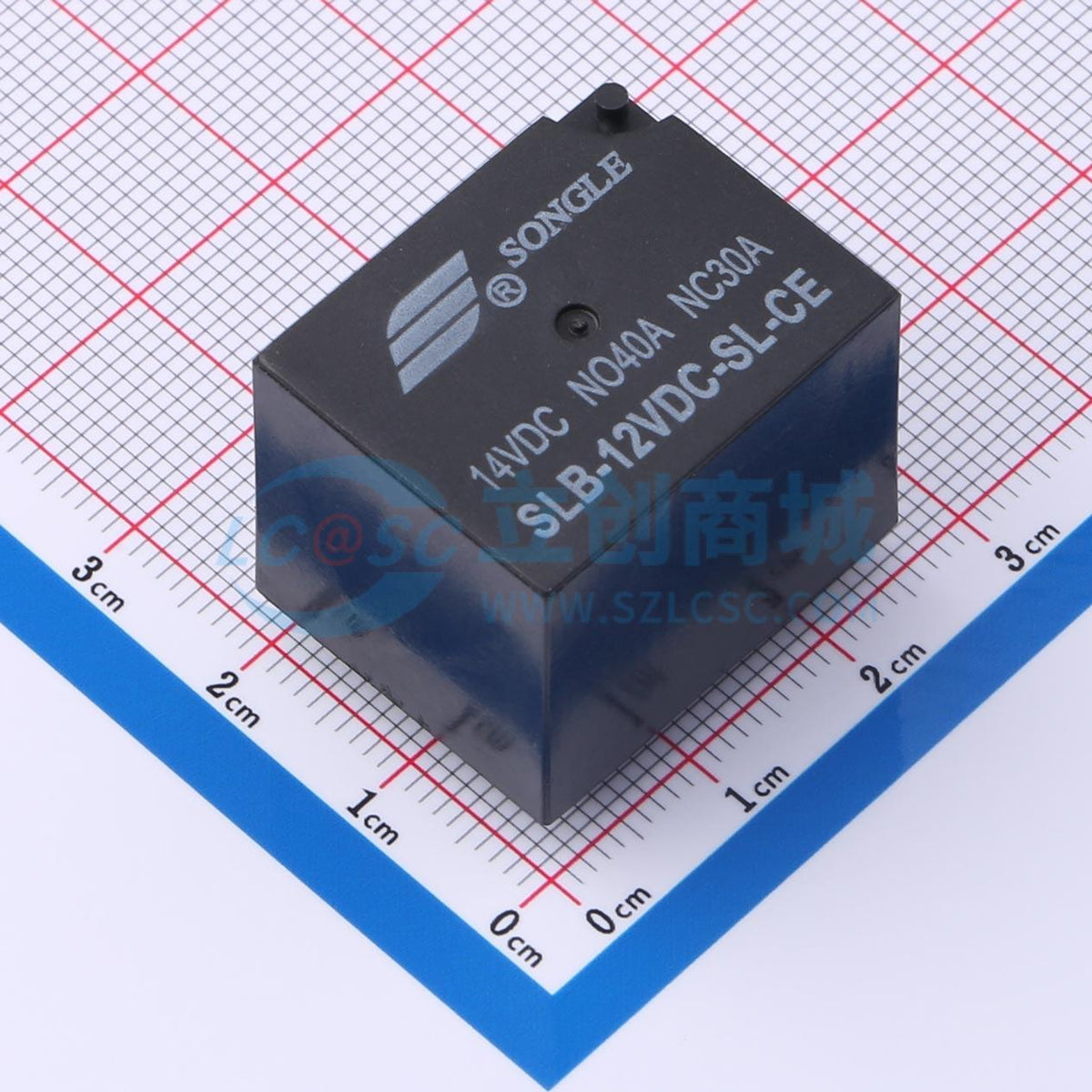 Rơ-le điện tử SLB-12VDC-SL-CE SONGLE 12V THT,26x21mm - Techcore Việt Nam