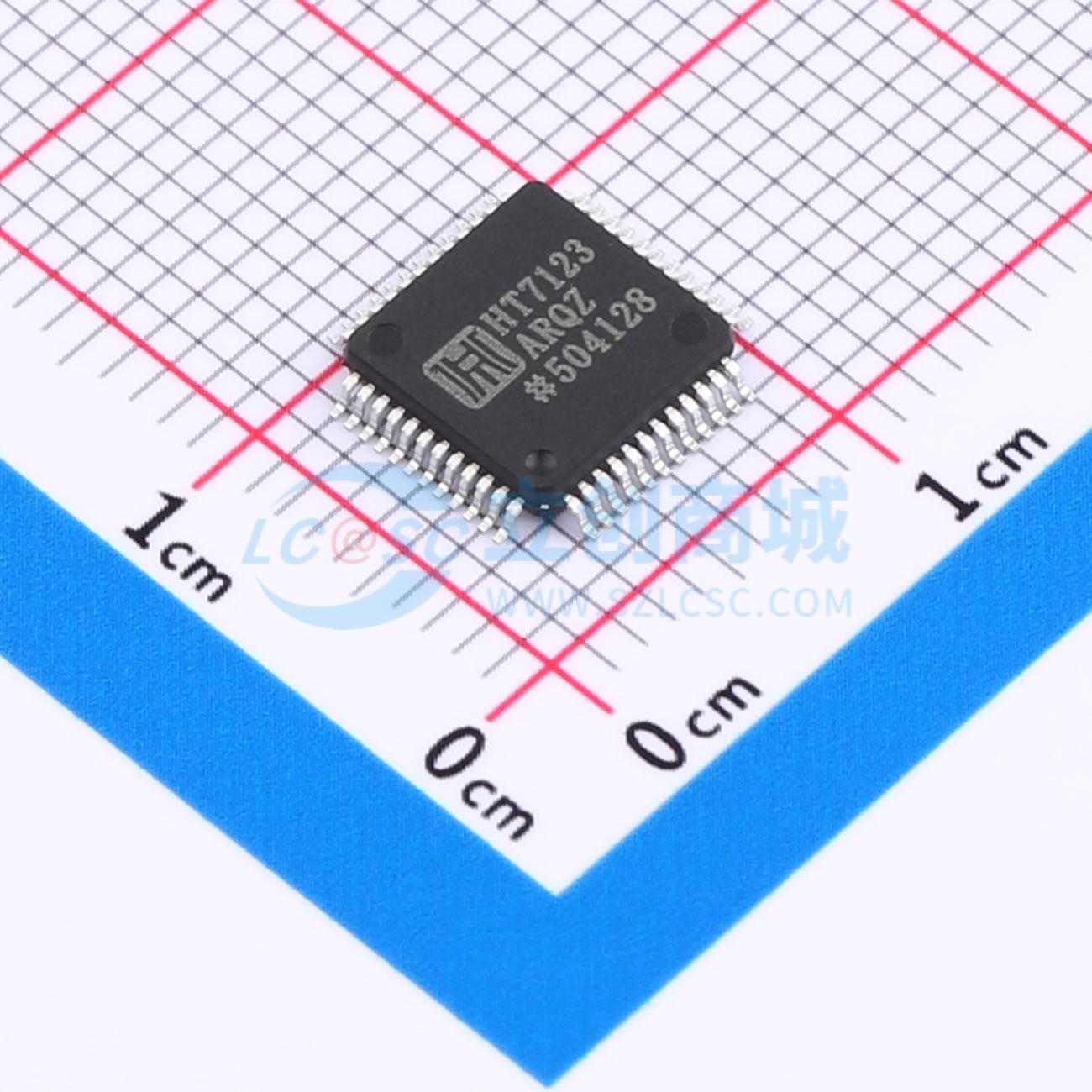 IC DAC HT7123ARQZ LQFP-48(7x7) - Techcore Việt Nam