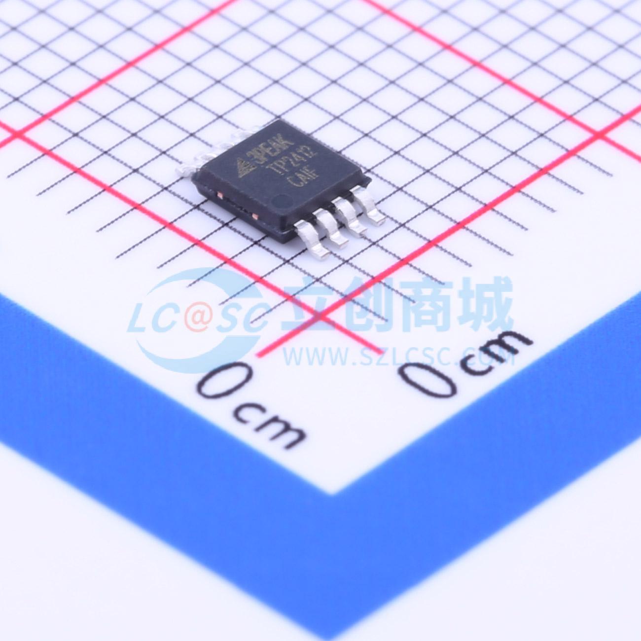 IC Khuếch Đại Thuật Toán TP2412-VR 3PEAK MSOP-8 2 kênh Rail-to-Rail 10 MHz - Techcore Việt Nam