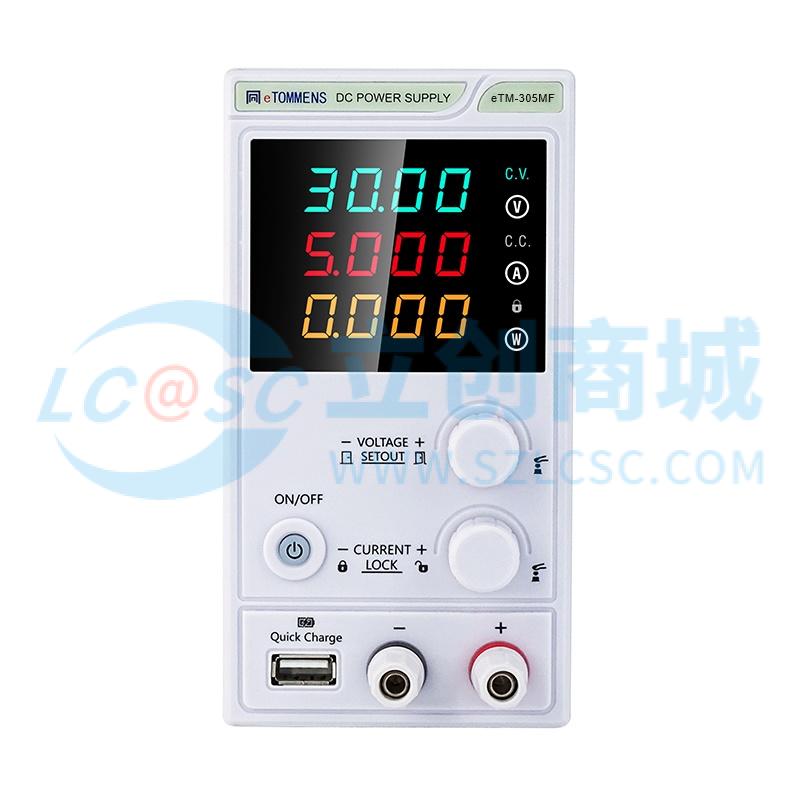 Nguồn DC eTM-305MF eTOMMENS 5A 30V 30V/5A Có thể lập trình - Techcore Việt Nam