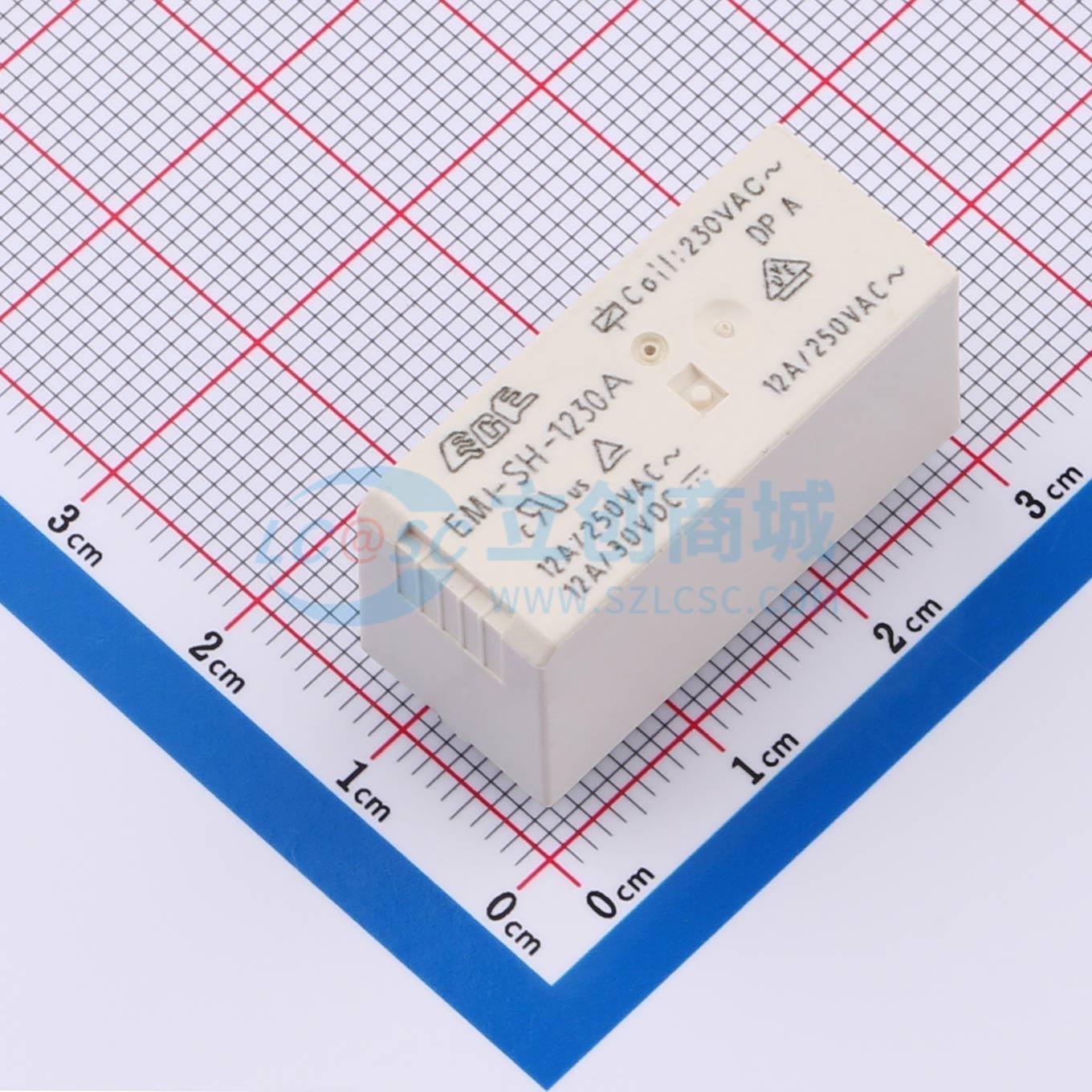 Rơ-le công suất ETR-EMI-SH-1230AFZ ECE 230V THT,29x12.6mm - Techcore Việt Nam