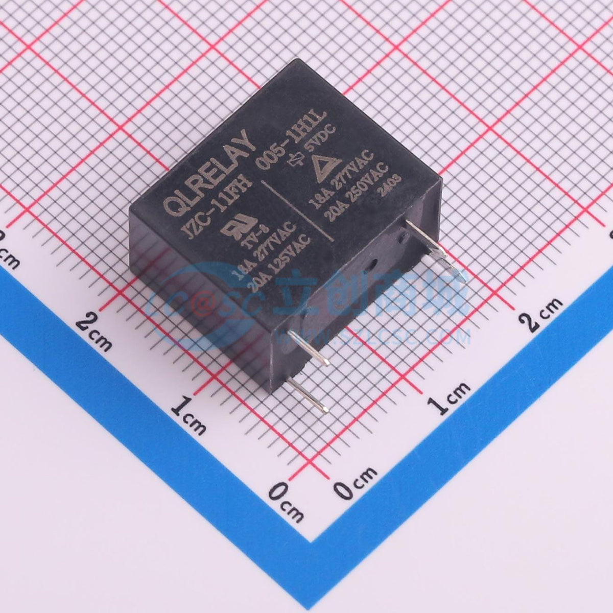 Rơ-le công suất JZC-11FH 005-1H1L QLRELAY 5V THT,18.4x10.2mm - Techcore Việt Nam