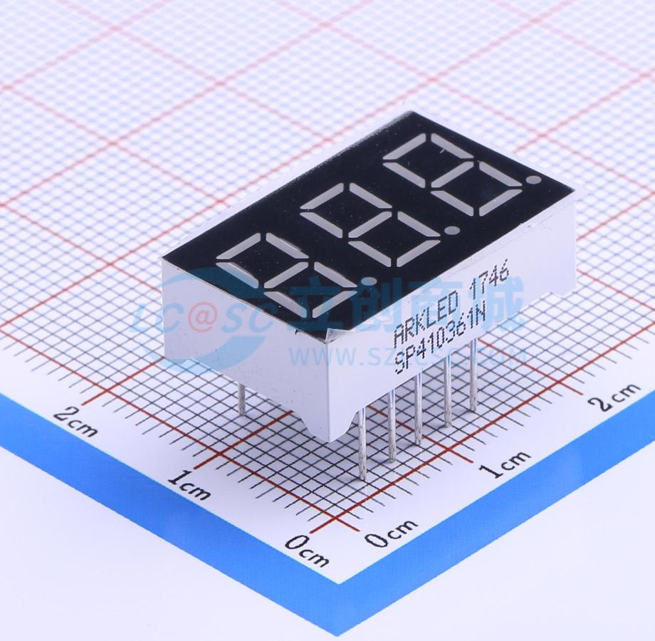 LED 7 đoạn SP410361N ARKLED Anode chung - Techcore Việt Nam