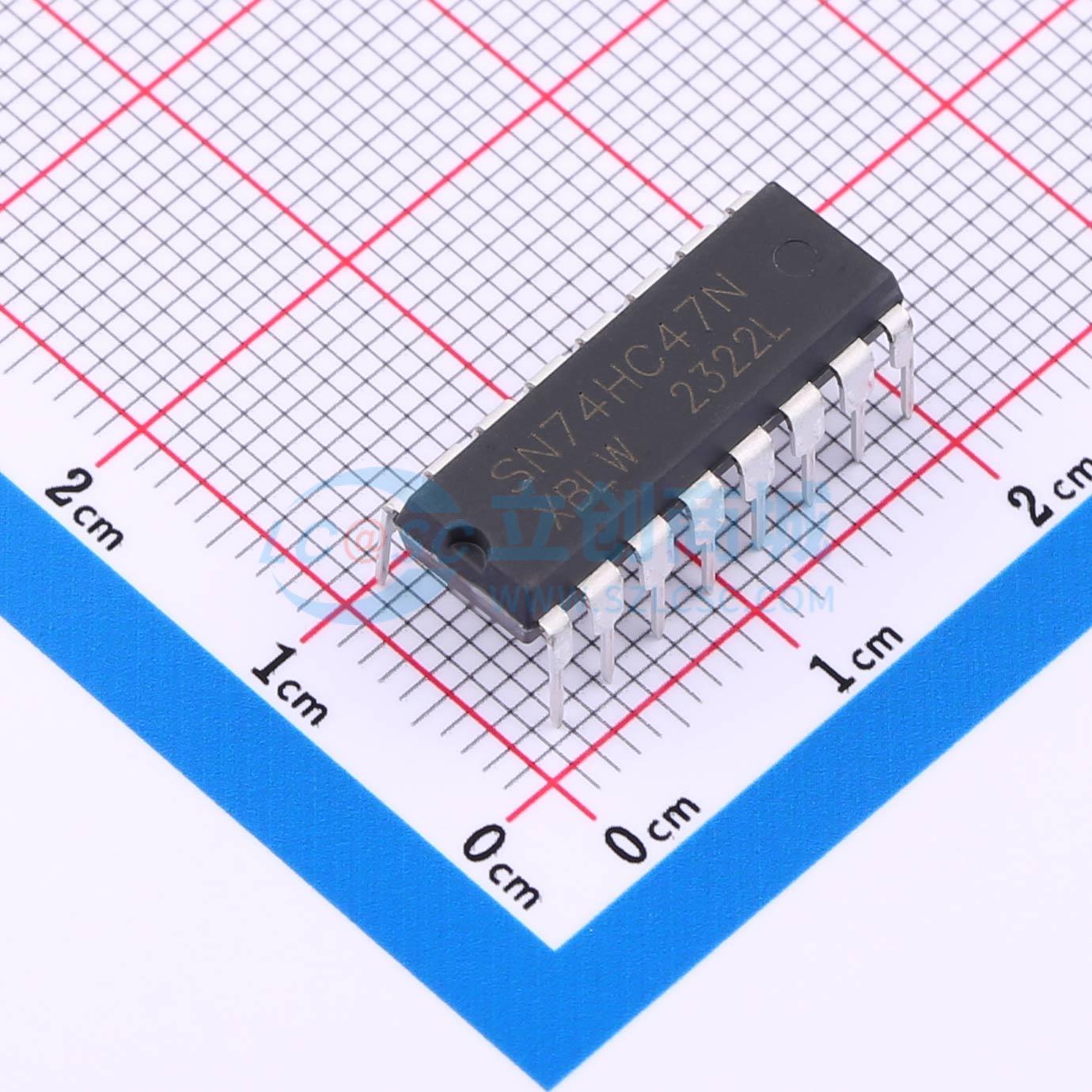 IC điều khiển LED SN74HC47N(XBLW) XBLW DIP-16 1V - Techcore Việt Nam
