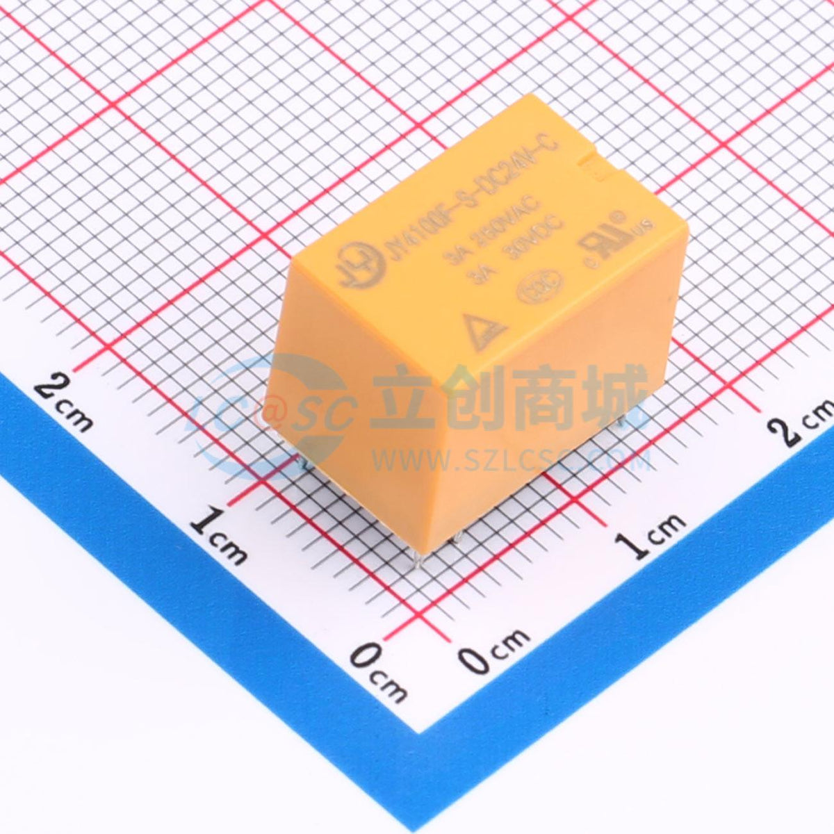 Rơ-le tín hiệu JY4100F-S-DC24V-C JY 24V THT,15.5x10.5mm - Techcore Việt Nam