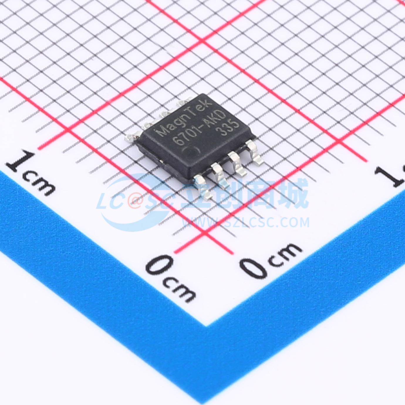Cảm biến vị trí MT6701CT-AKD-R NOVOSENSE SOP-8 3.3V~5V I2C - Techcore Việt Nam