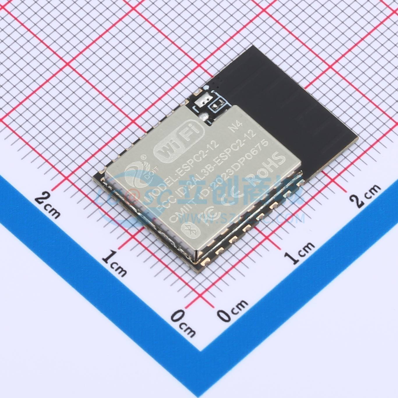 Module WiFi ESPC2-12-N4 DOIT SMD 24x16mm Bluetooth5.0 - Techcore Việt Nam