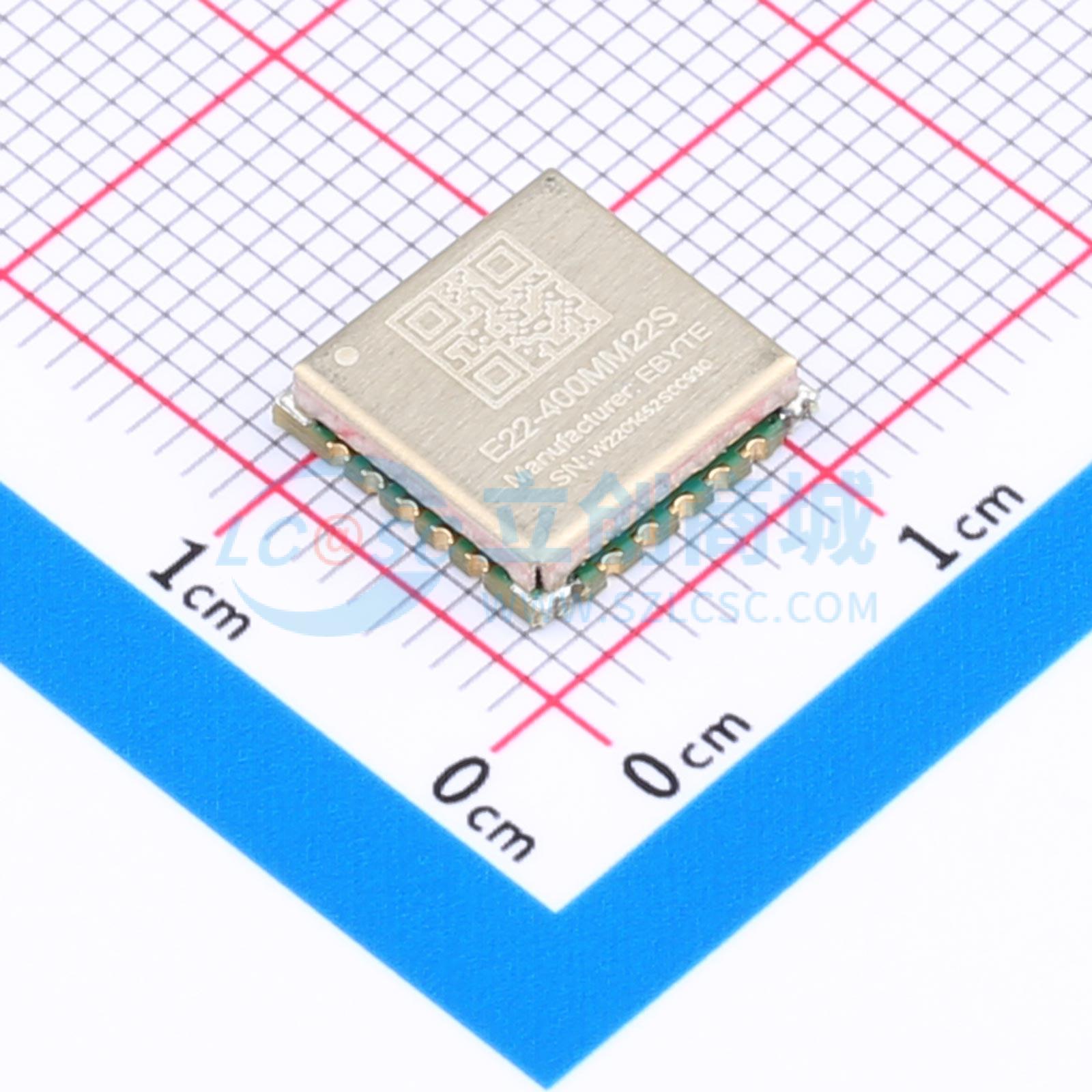 Module LoRa E22-400MM22S EBYTE SMD 10x10mm 470MHz, 433MHz - Techcore Việt Nam