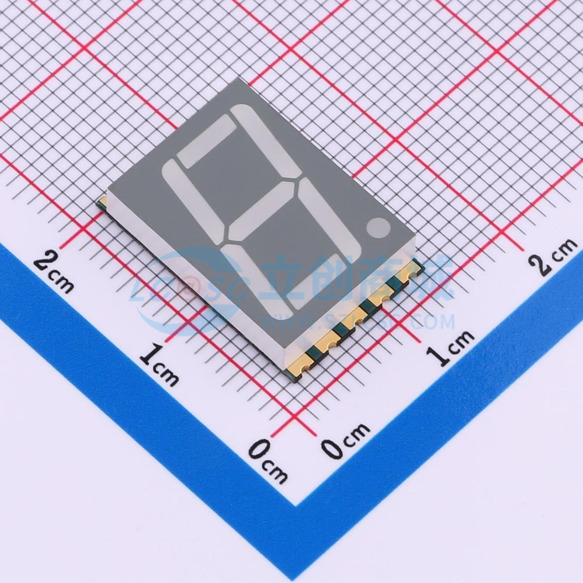LED 7 đoạn GS5612CB-G Guangcai Display SMD,19x12.5mm Cathode chung - Techcore Việt Nam