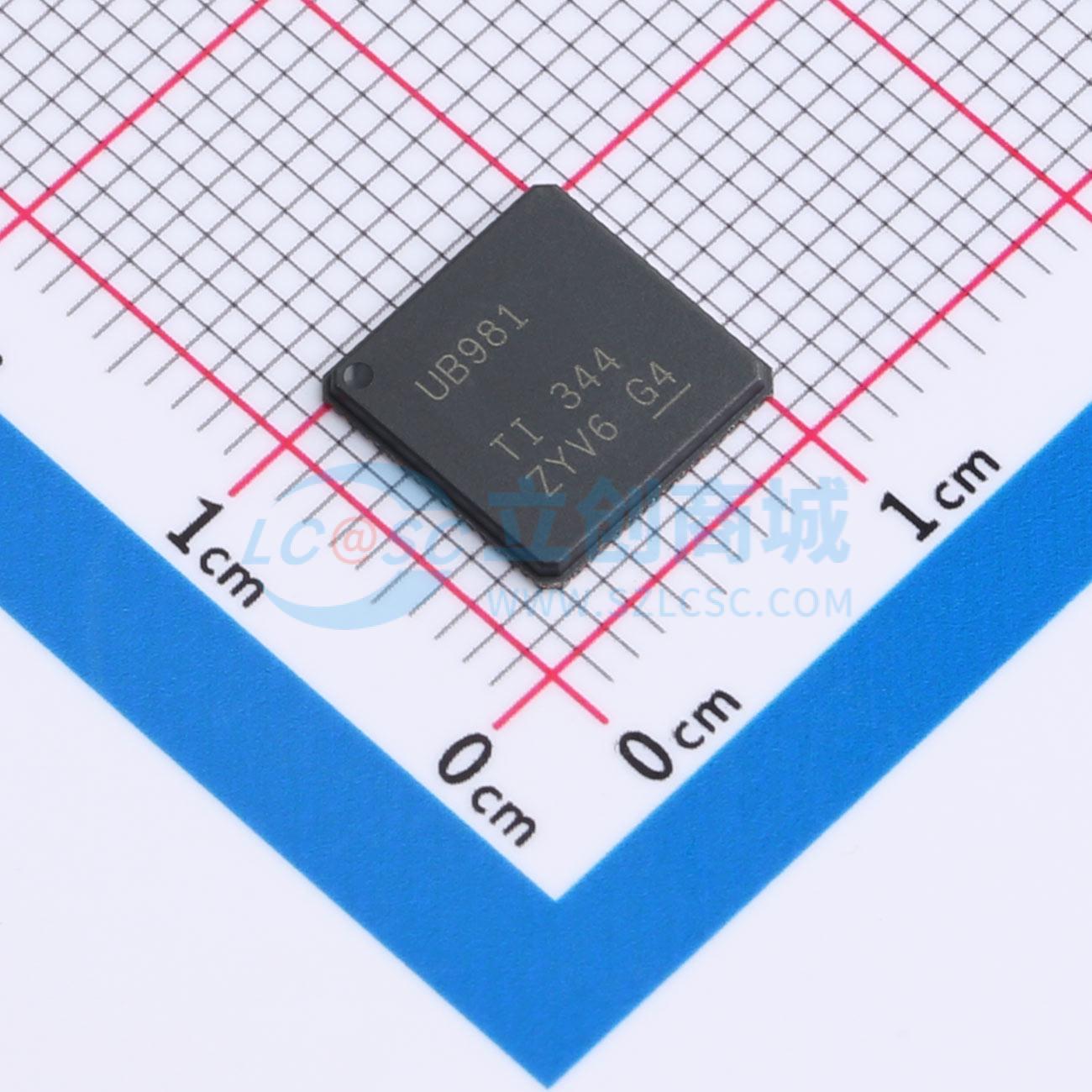 IC giao tiếp DS90UB981RTDRQ1 Texas Instruments QFN-64(9x9) - Techcore Việt Nam