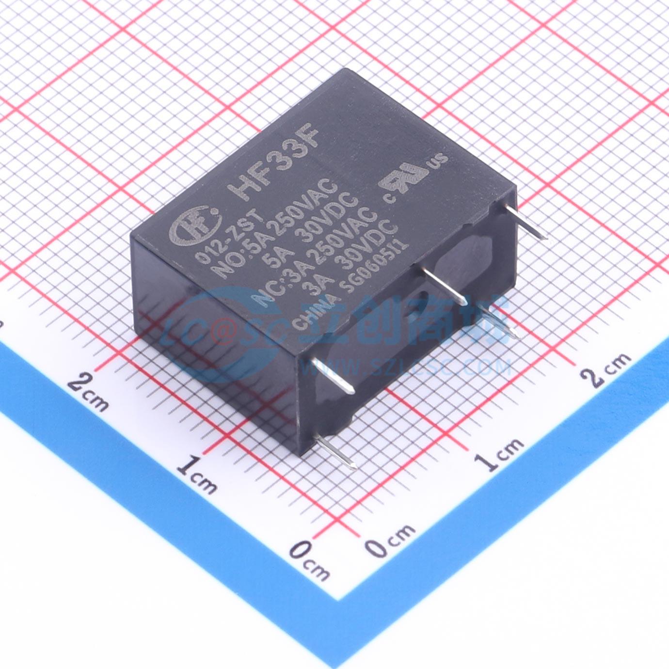 Rơ-le điện tử HF33F/012-ZST HF - Techcore Việt Nam