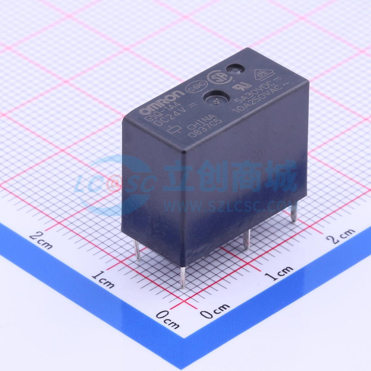 Rơ-le điện tử G5Q-1A4 DC24 OMRON THT,20x10mm - Techcore Việt Nam