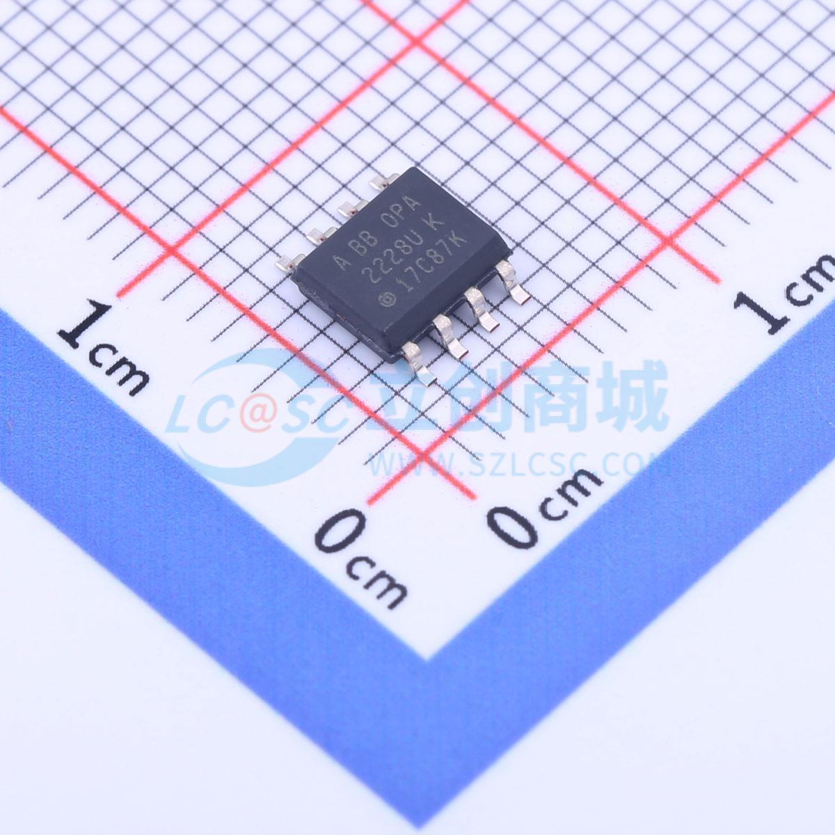 IC Khuếch Đại Thuật Toán Chính Xác OPA2228UA/2K5 Texas Instruments SOIC-8 2 kênh 2.5–18 V - Techcore Việt Nam