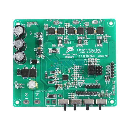 Bo mạch phát triển DMFT8161N-Hall Sensors-FOC+EMF_DEMO Fortior Tech - Techcore Việt Nam