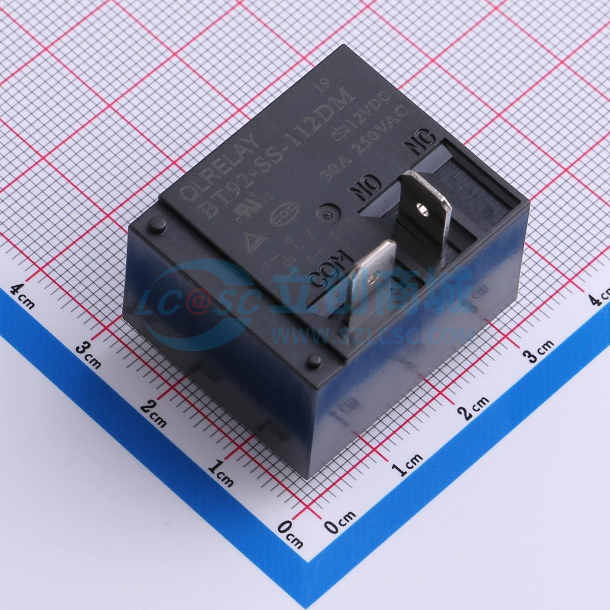 Rơ-le công suất BT92-SS-112DM QLRELAY 12V THT,32x27.4mm - Techcore Việt Nam