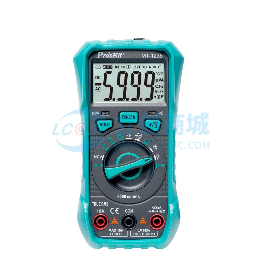 Đồng hồ vạn năng MT-1236 Pro'sKit NCV Kiểm tra diode - Techcore Việt Nam