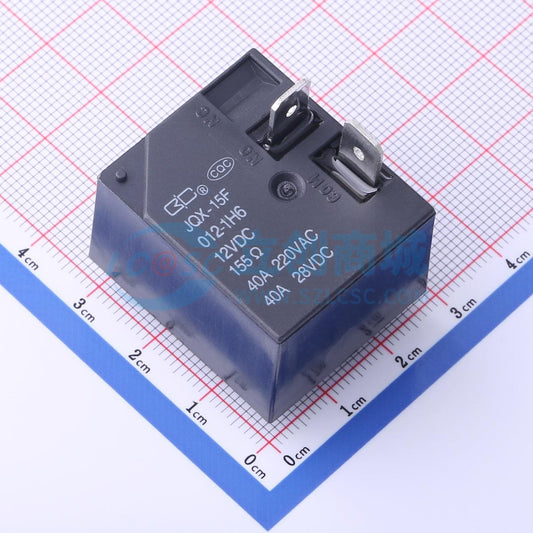 Rơ-le điện tử JQX-15F/012-1H6(40A) BC 12V THT,32.6x27.7mm - Techcore Việt Nam
