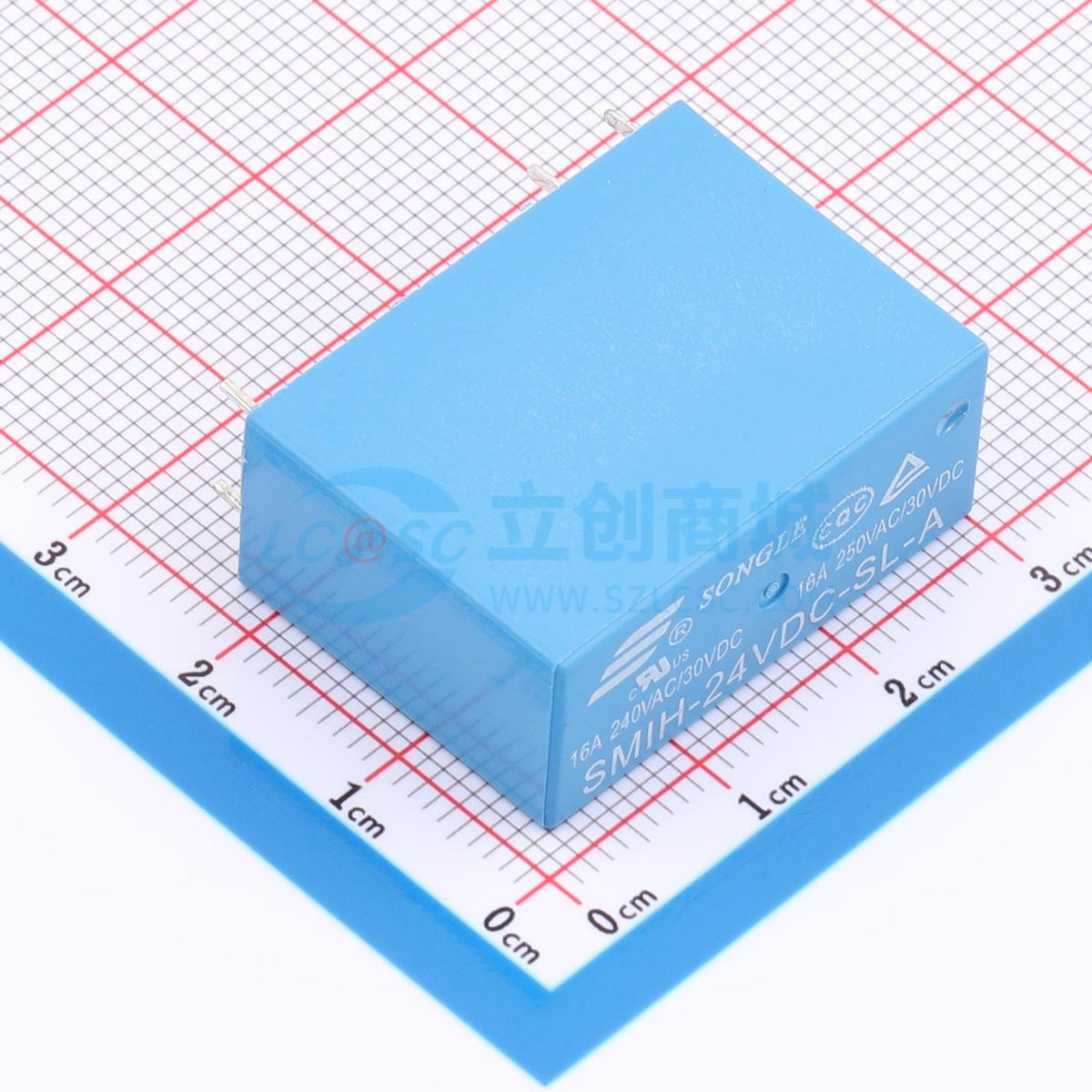 Rơ-le điện tử SMIH-24VDC-SL-A SONGLE 24V THT,29.5x13mm - Techcore Việt Nam