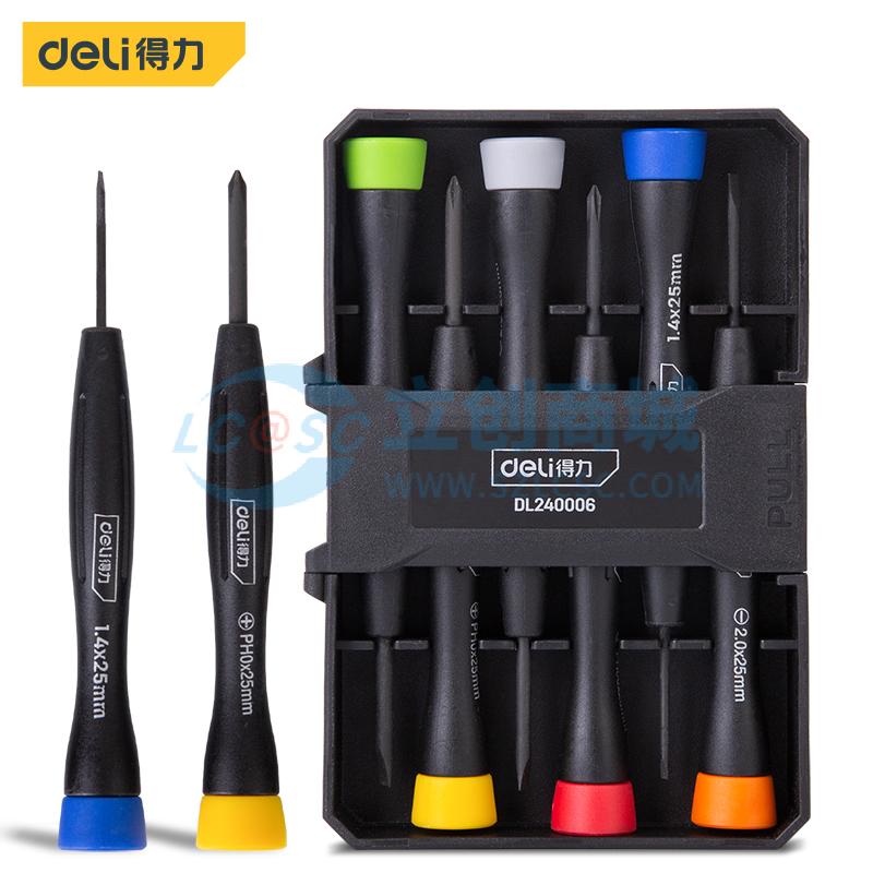 Tua Vít Chữ Thập DL240006 deli Chuyên Dùng Sửa Chữa Điện Tử - Techcore Việt Nam