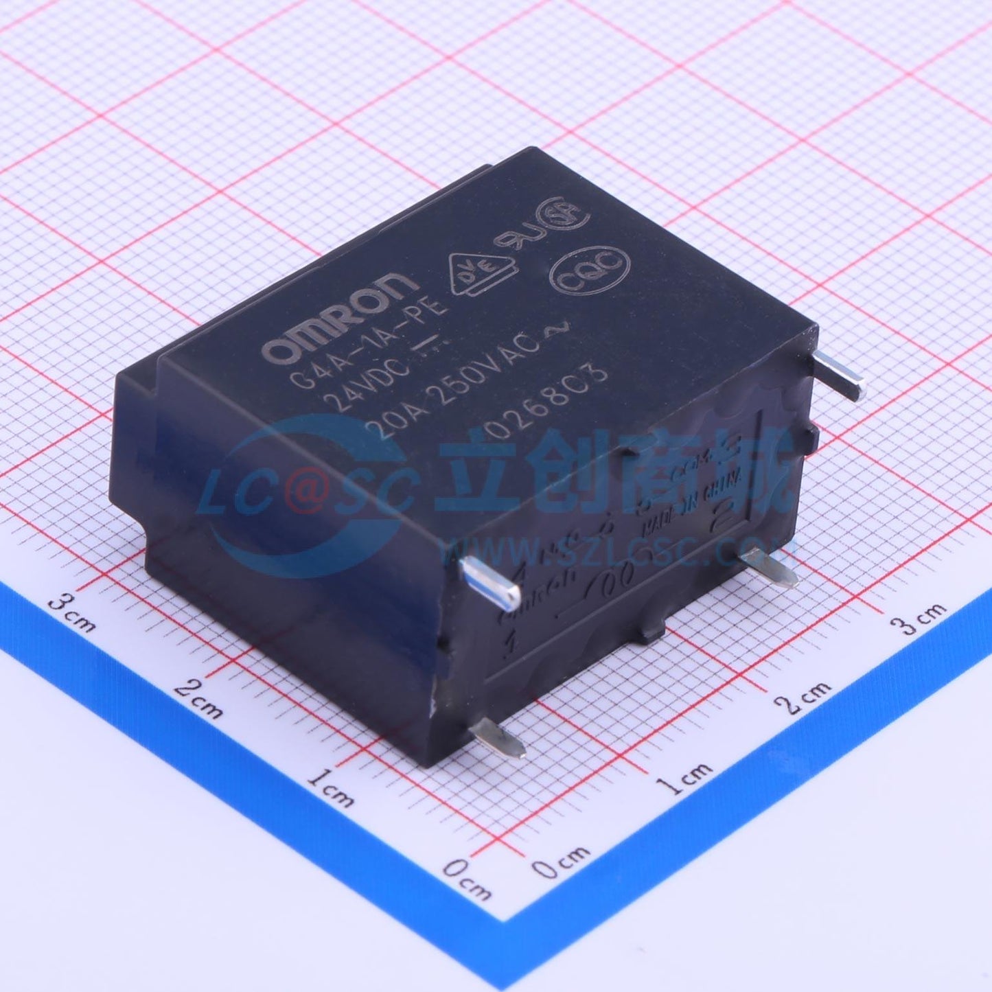 Rơ-le công suất G4A-1A-PE DC24 OMRON 24V THT,30.1x15.7mm - Techcore Việt Nam