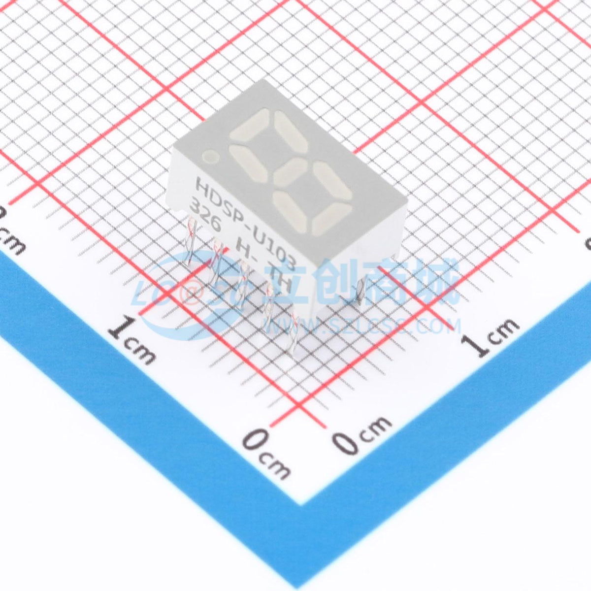 LED 7 đoạn HDSP-U103 Broadcom DIP-10 Cathode chung - Techcore Việt Nam