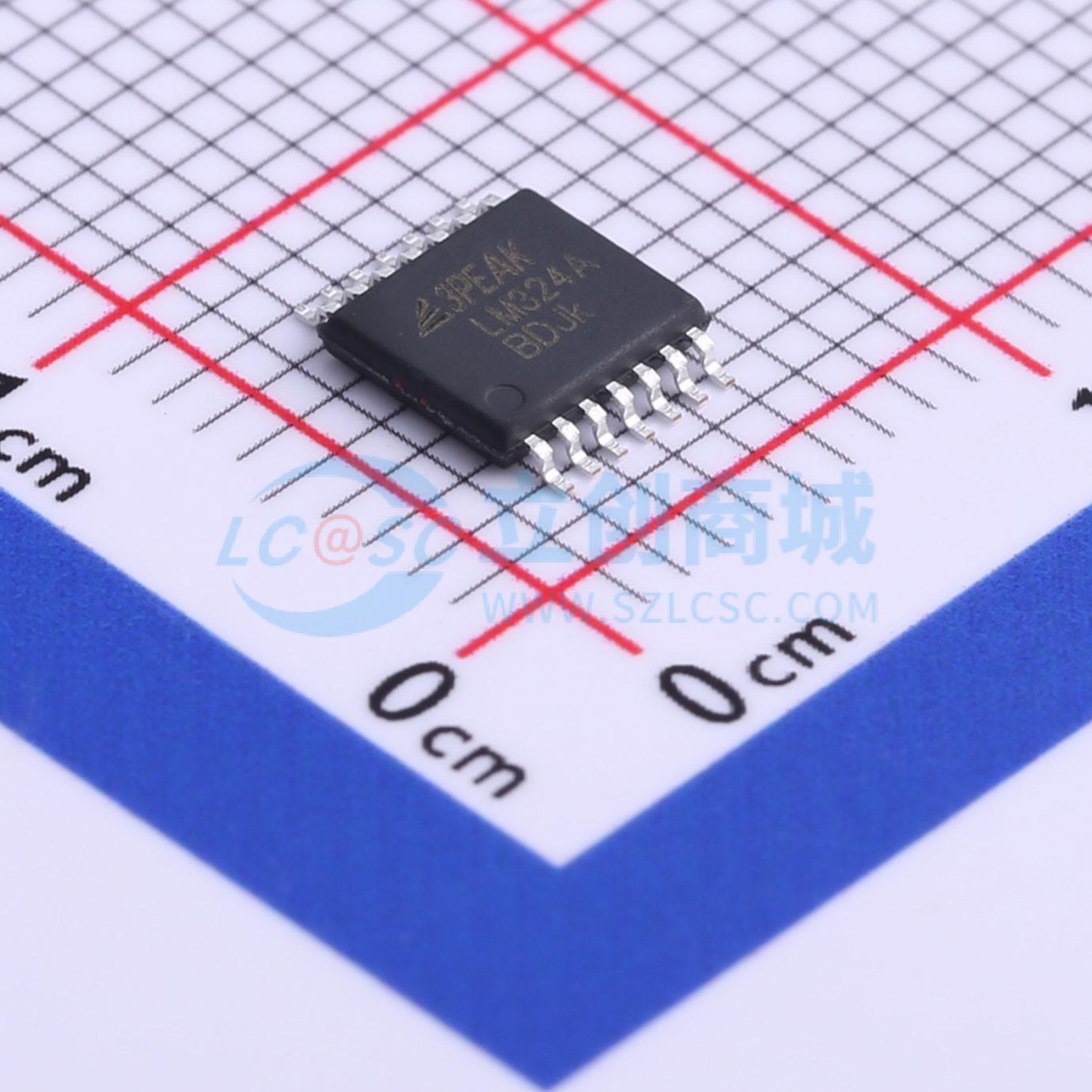 IC Khuếch Đại Thuật Toán LM324A-TR 3PEAK TSSOP-14 4 kênh Rail-to-Rail 900 kHz - Techcore Việt Nam
