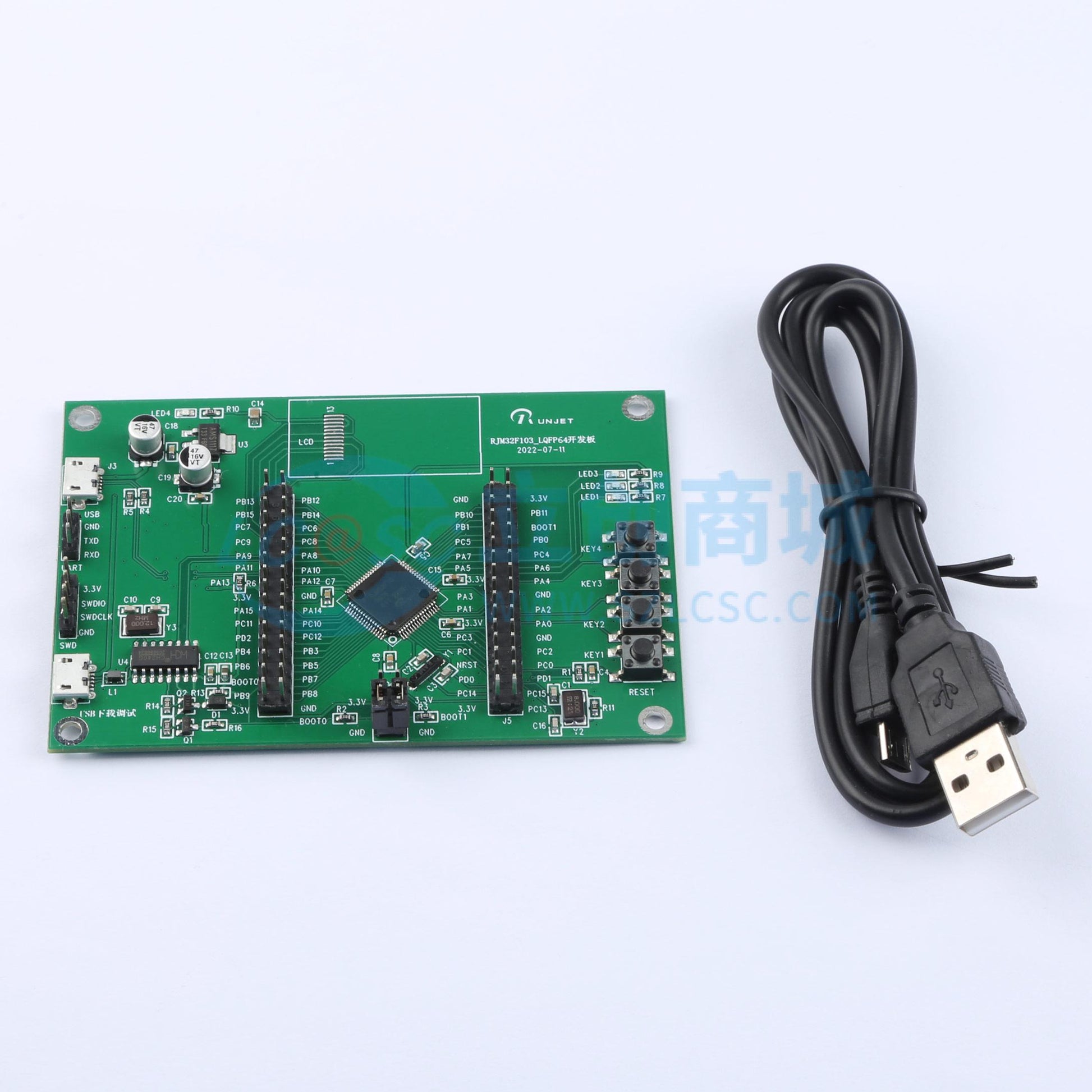 Bo mạch phát triển RJM32F103MSB-P64 Runjet - Techcore Việt Nam