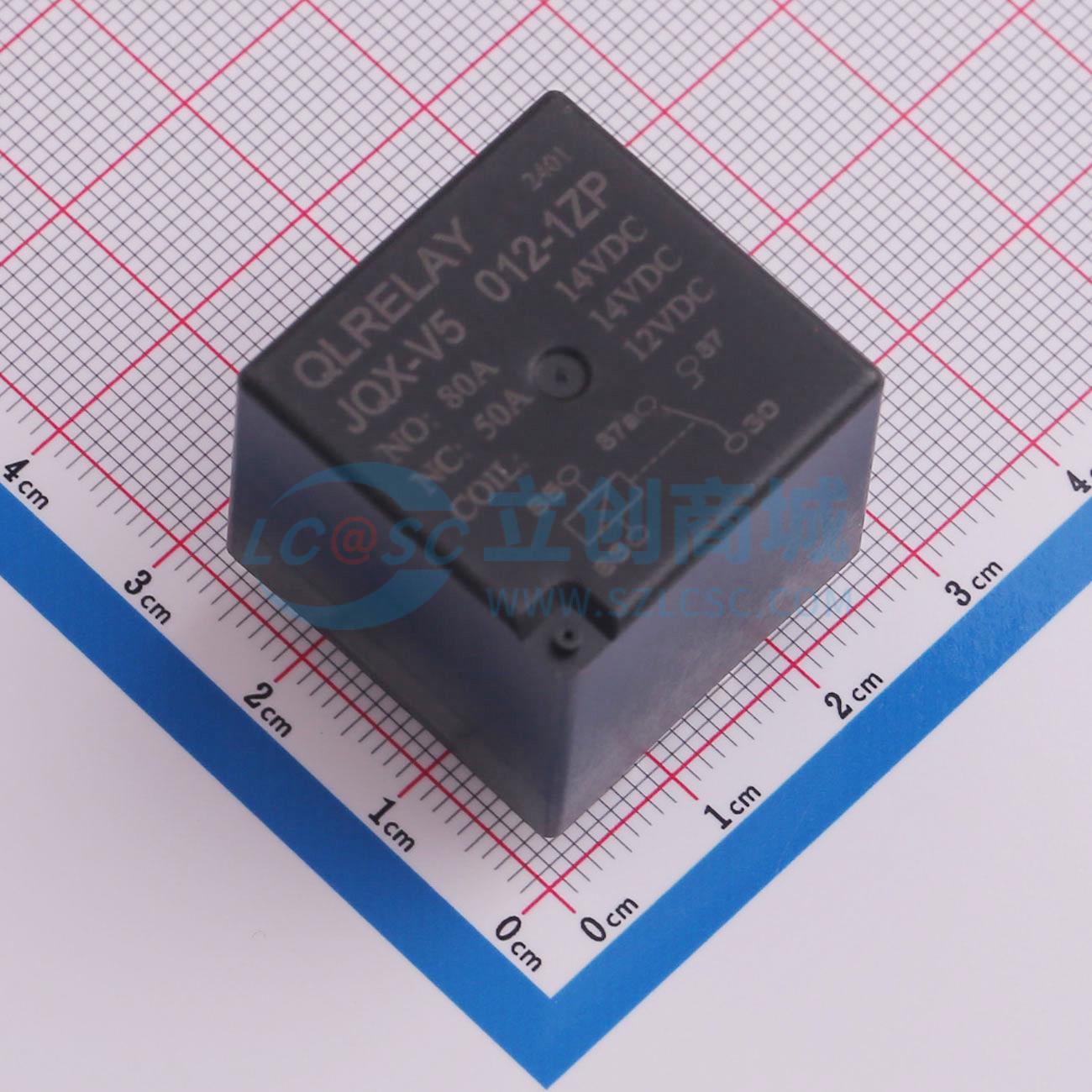Rơ-le ô tô JQX-V5 012-1ZP QLRELAY THT,26x26mm - Techcore Việt Nam