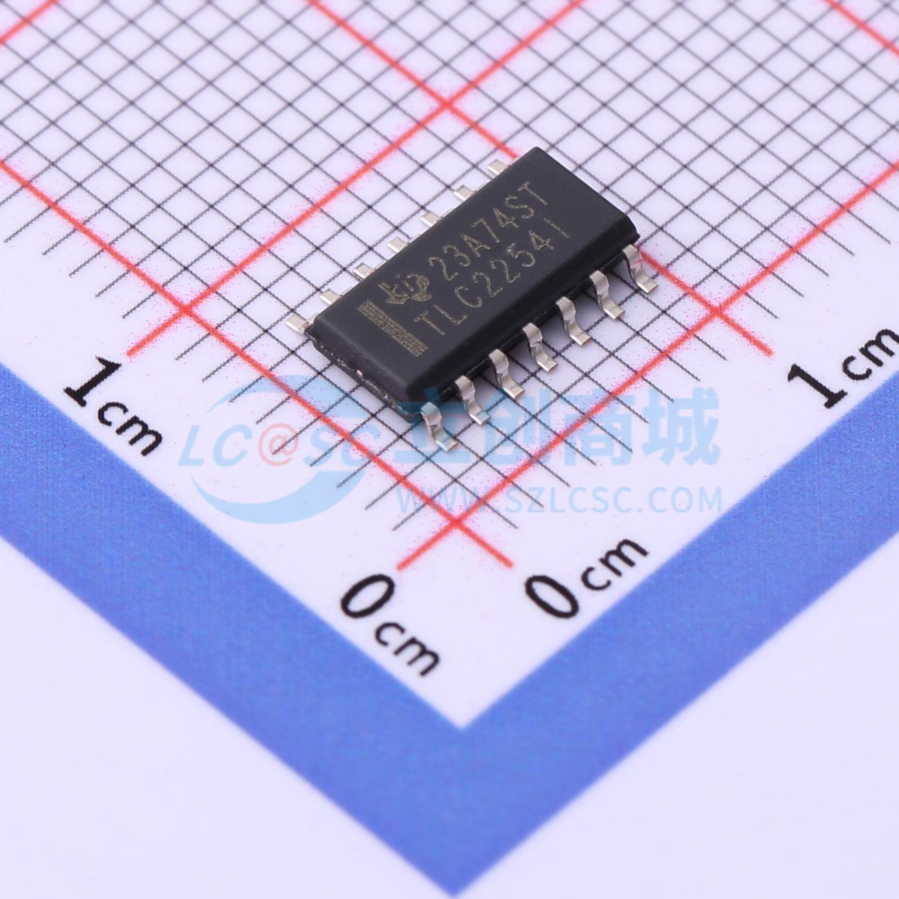 IC Khuếch Đại Thuật Toán TLC2254IDR Texas Instruments SOIC-14 4 kênh Rail-to-Rail 200 kHz - Techcore Việt Nam